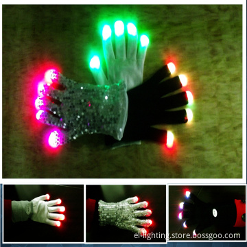 Glowing Gloves